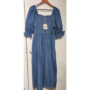 Women's Outdoor Casuals Dress XXL Blue